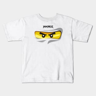 Ninjago Eyes WHITE Ninja ZANE FanArt FanMade T-Shirt Kids T-Shirt